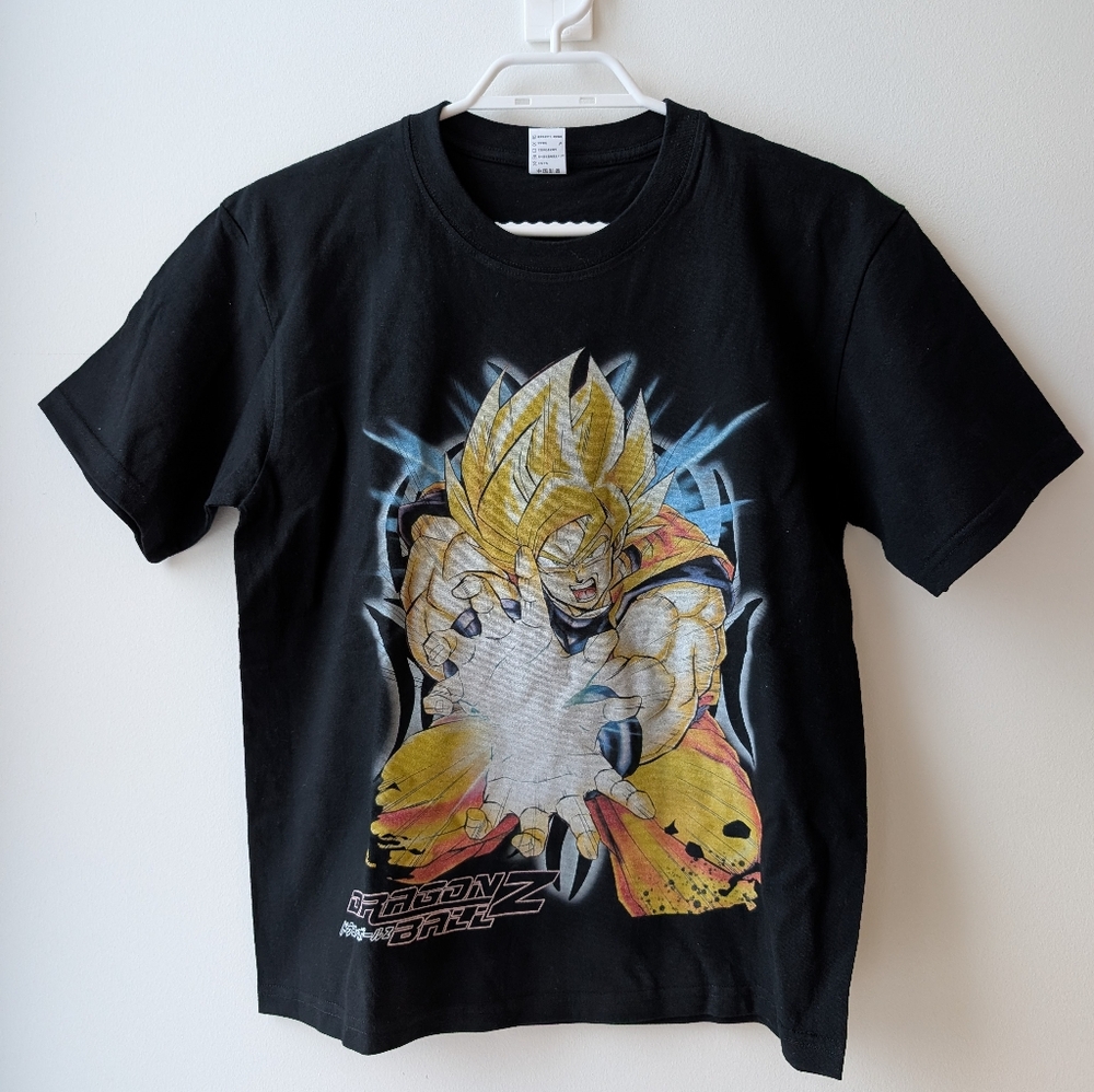 Dragon Ball Z Black Tee, Short Sleeve, Never Worn, Oversized